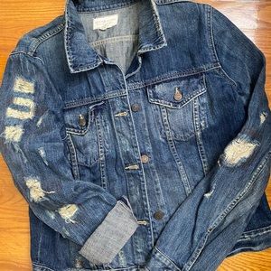 Ralph Lauren Denim & Supply Denim Jacket Distressed